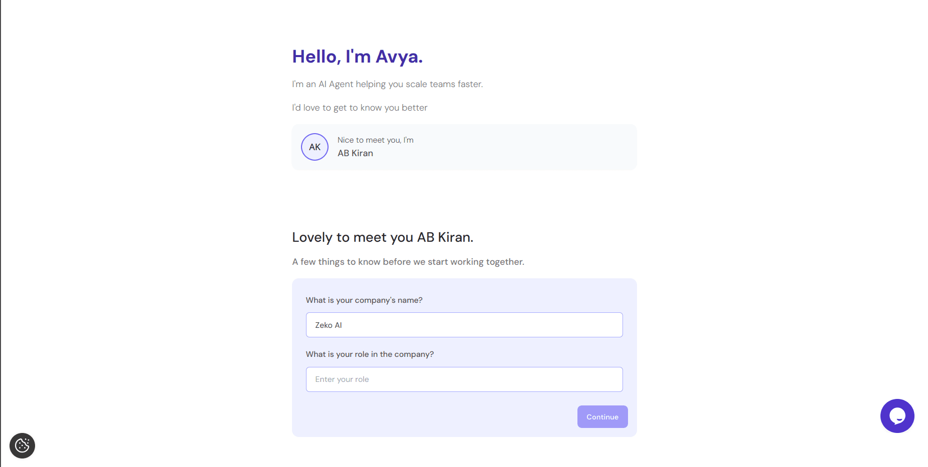 AI Client Onboarding - Project screenshot