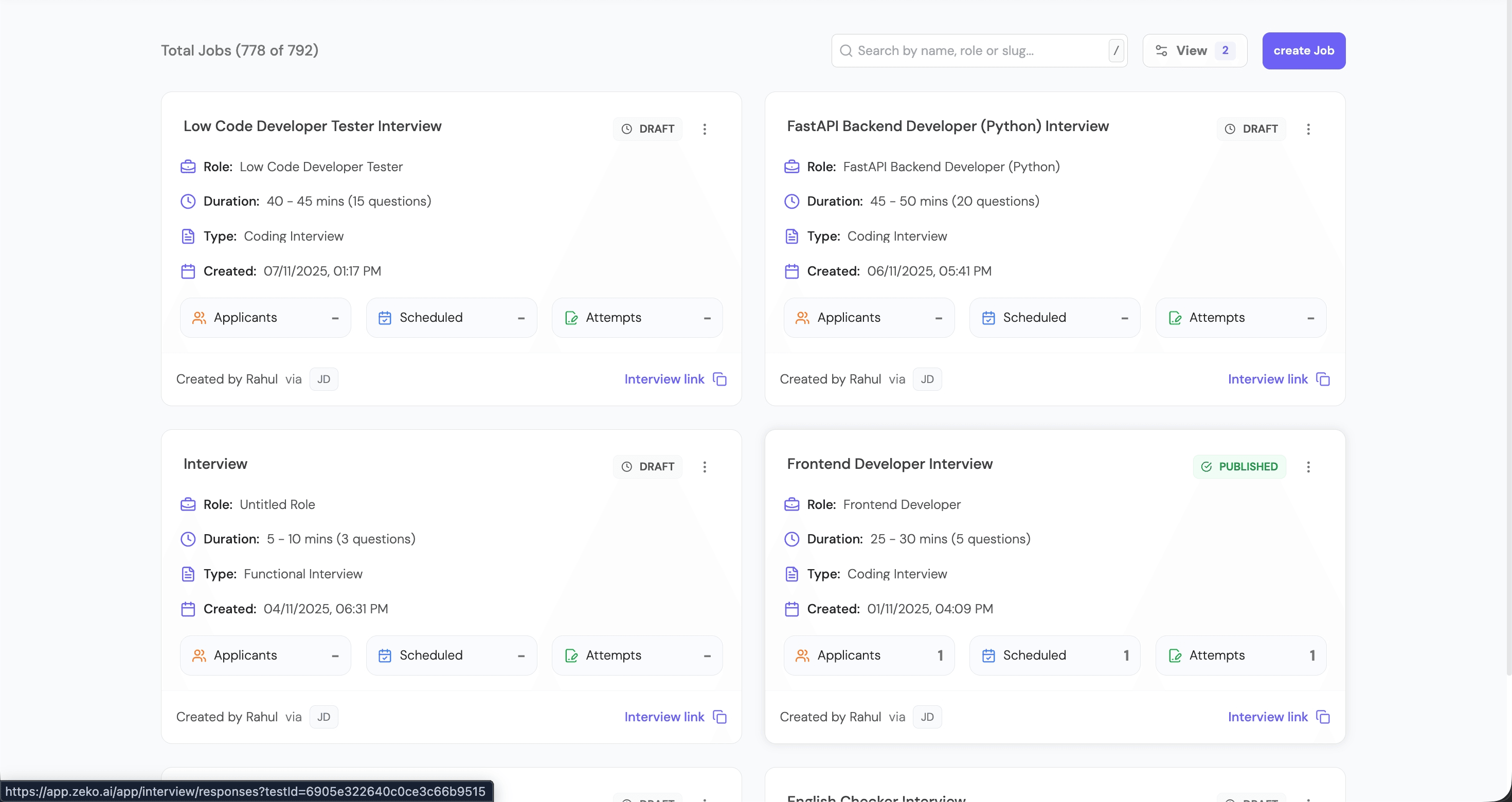 LinkedIn Talent Discovery - Screenshot